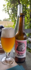 Tête de mule blanche